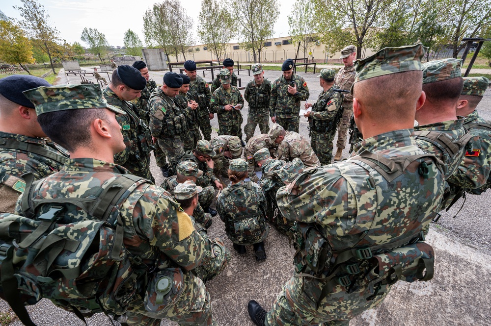 NJ National Guard Soldiers train with Albanian Armed Forces