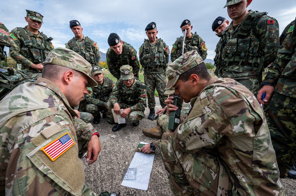 NJ National Guard Soldiers train with Albanian Armed Forces