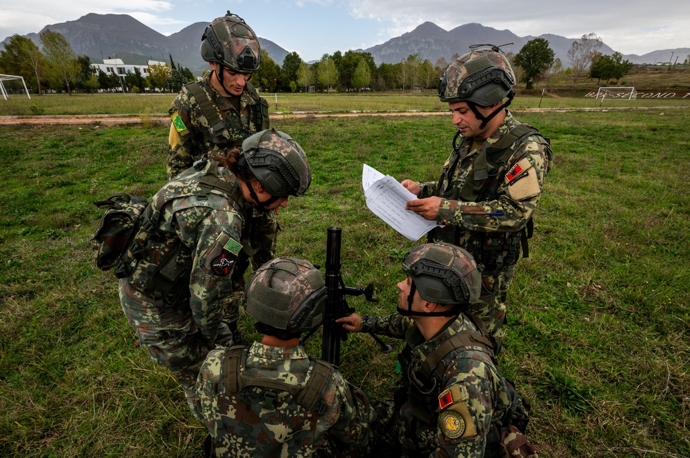 NJ National Guard Soldiers train with Albanian Armed Forces