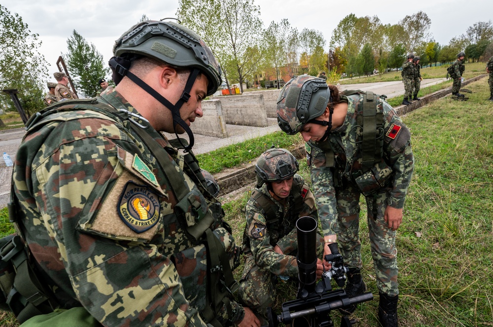 NJ National Guard Soldiers train with Albanian Armed Forces