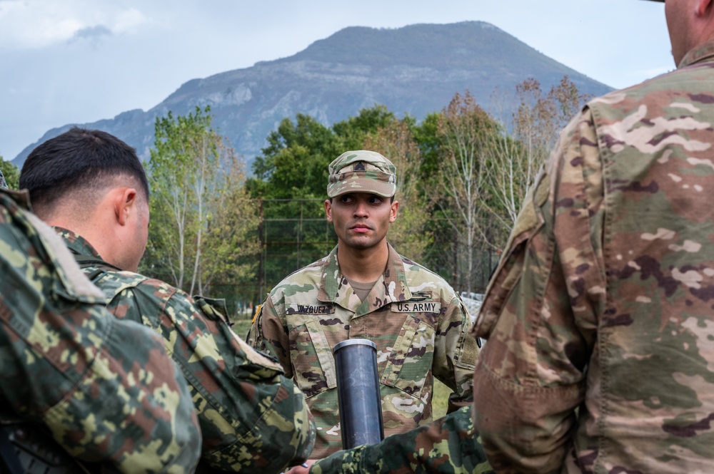 NJ National Guard Soldiers train with Albanian Armed Forces