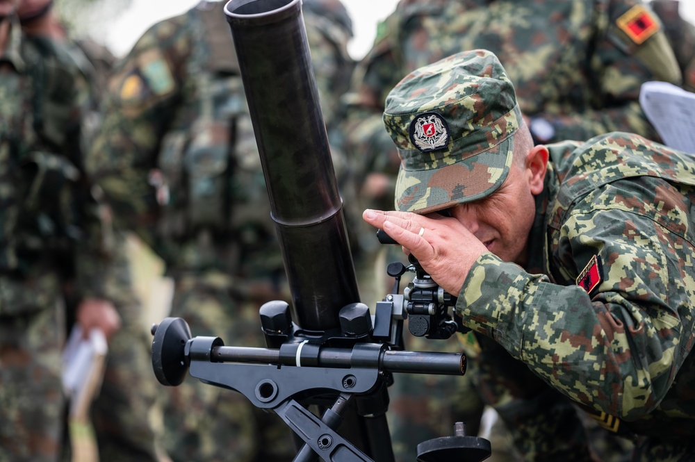 NJ National Guard Soldiers train with Albanian Armed Forces