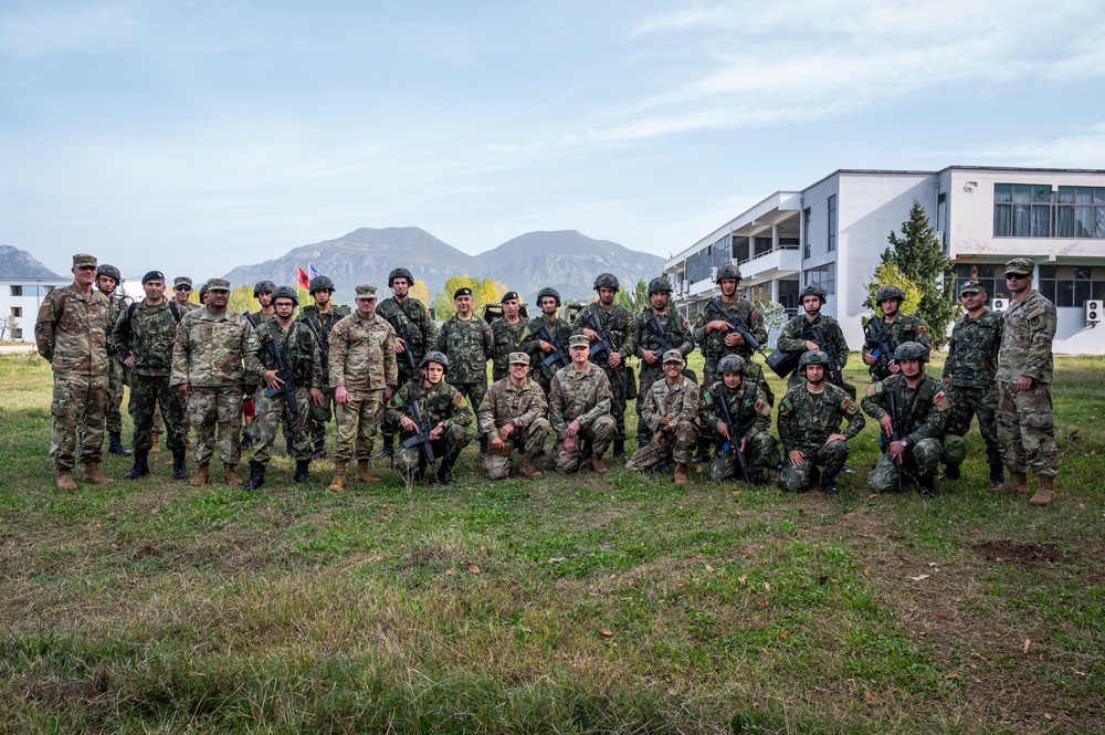 NJ National Guard Soldiers train with Albanian Armed Forces