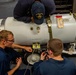 USS Charleston Sailors Prepare to Conduct BIT on an Airbourne Laser Mine Detection System