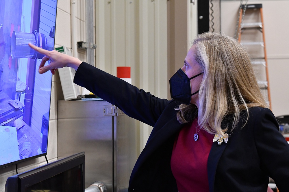 Rep. Abigail Spanberger visits NSWCDD