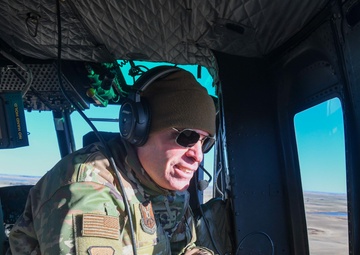 Maj. Gen. Lutton Visits Minot AFB