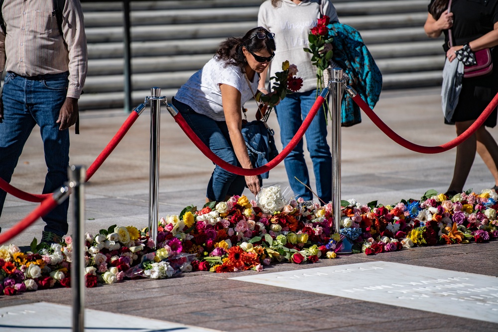 Tomb of the Unknown Soldier Centennial Commemoration Flower Ceremony - Day One