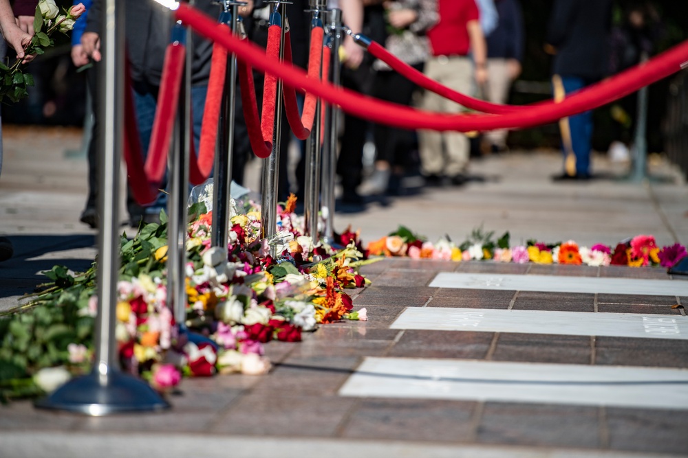 Tomb of the Unknown Soldier Centennial Commemoration Flower Ceremony - Day One