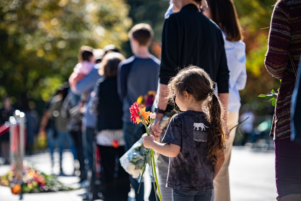 Tomb of the Unknown Soldier Centennial Commemoration Flower Ceremony - Day One