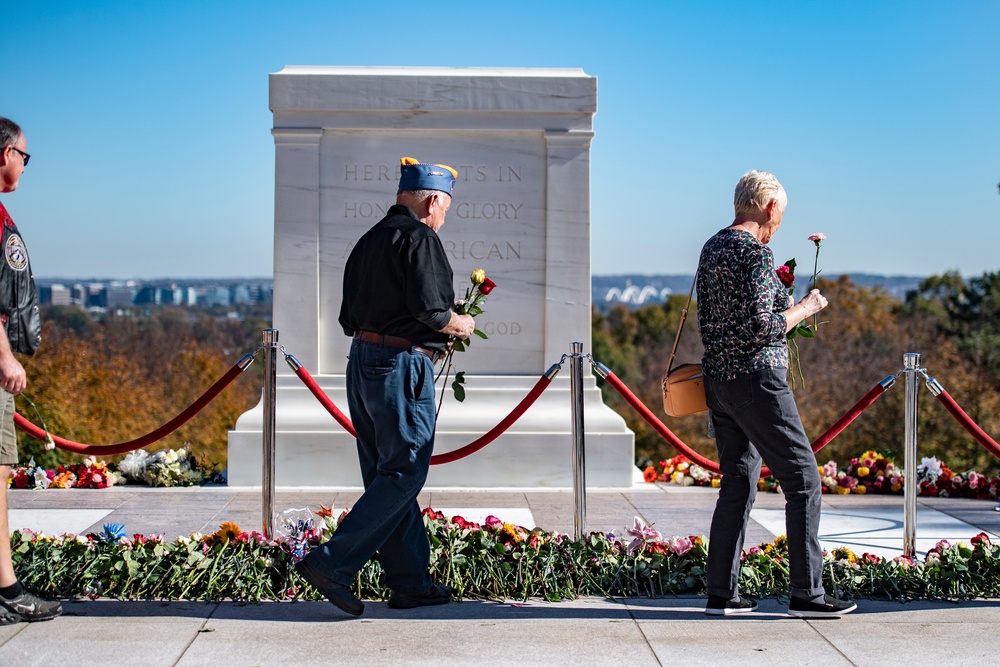 Tomb of the Unknown Soldier Centennial Commemoration Flower Ceremony - Day One