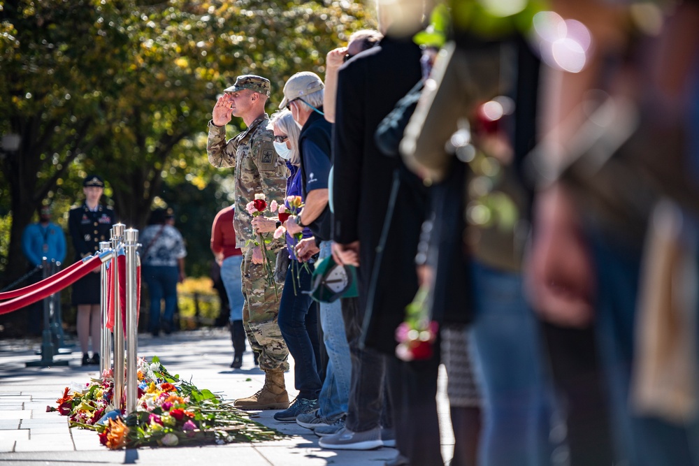 Tomb of the Unknown Soldier Centennial Commemoration Flower Ceremony - Day One