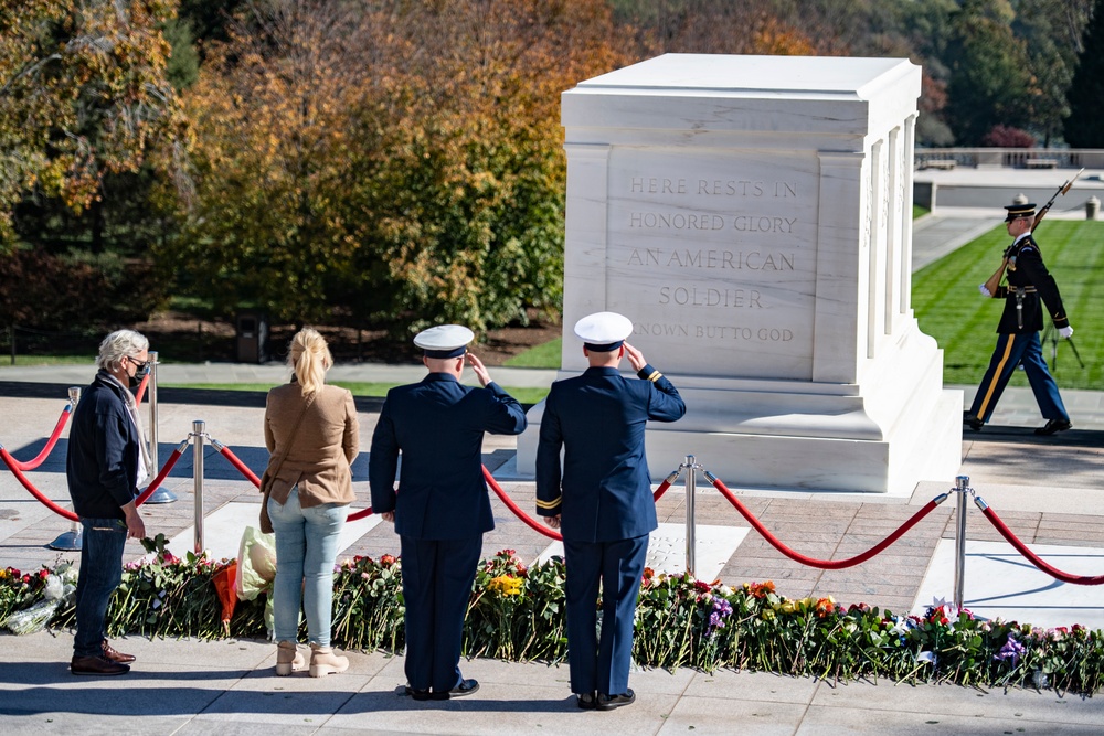 Tomb of the Unknown Soldier Centennial Commemoration Flower Ceremony - Day One