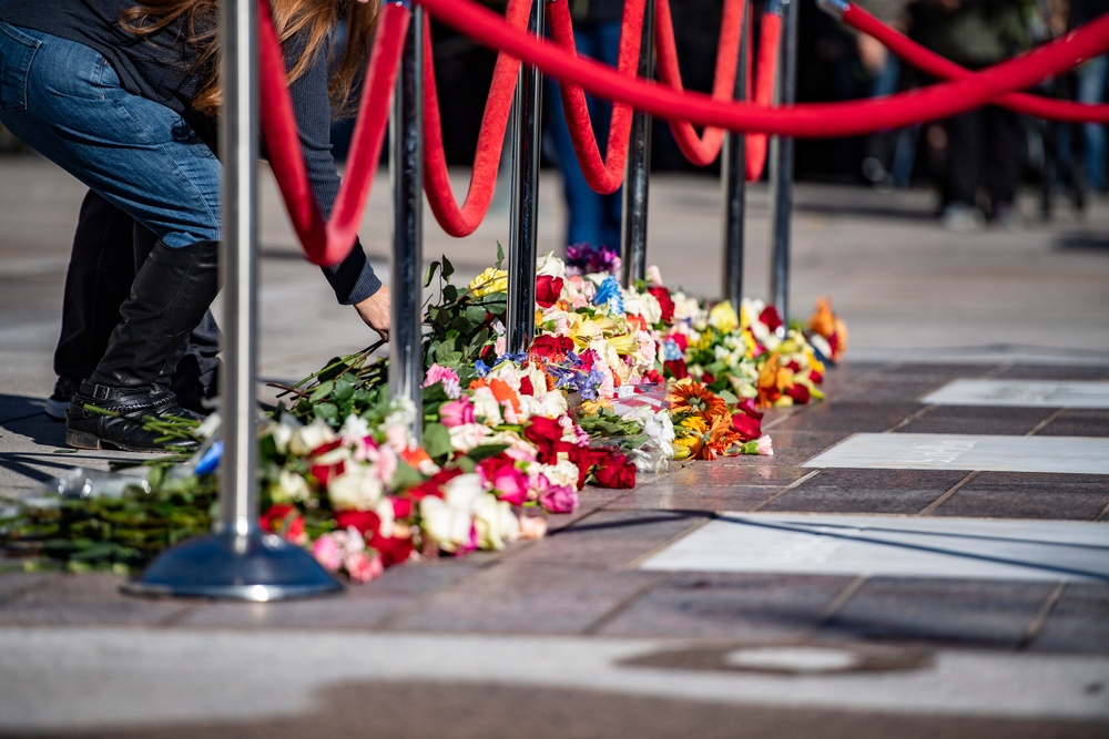 Tomb of the Unknown Soldier Centennial Commemoration Flower Ceremony - Day One