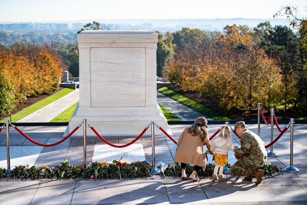 Tomb of the Unknown Soldier Centennial Commemoration Flower Ceremony - Day One