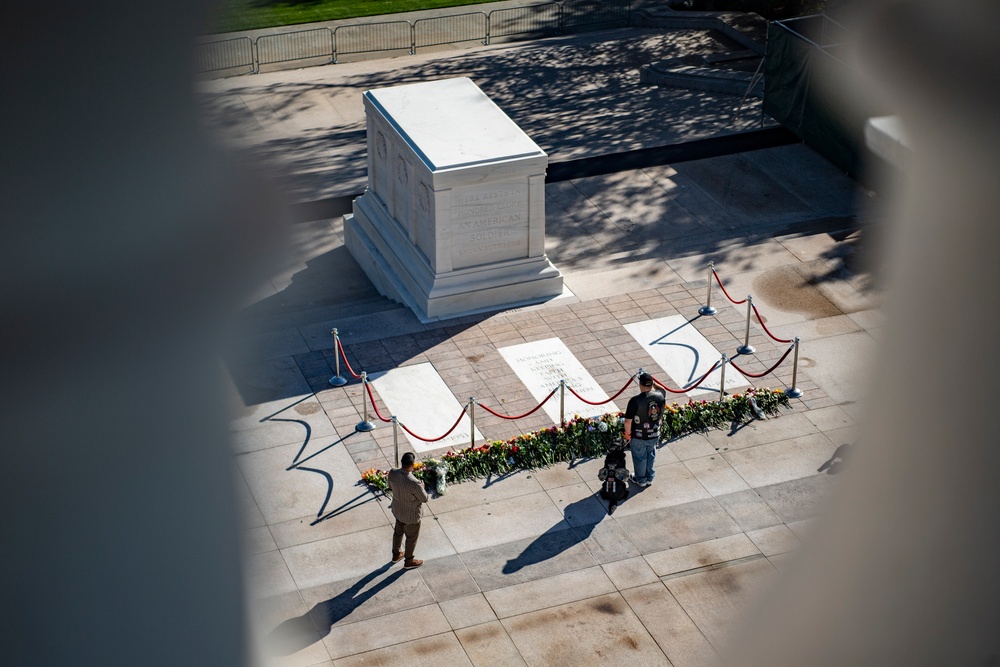 Tomb of the Unknown Soldier Centennial Commemoration Flower Ceremony - Day One