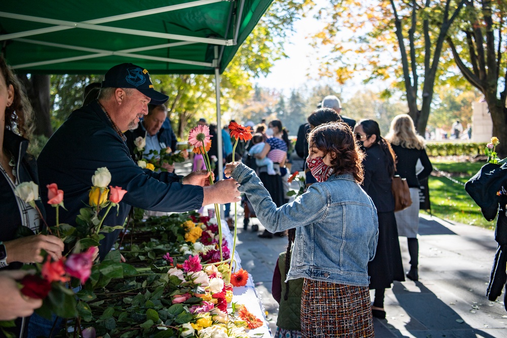 Tomb of the Unknown Soldier Centennial Commemoration Flower Ceremony - Day One