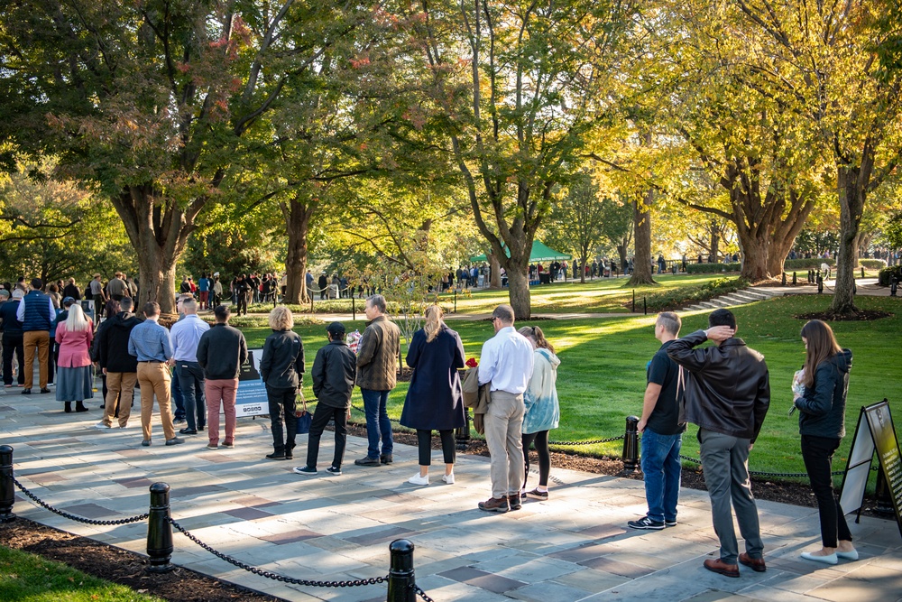 Tomb of the Unknown Soldier Centennial Commemoration Flower Ceremony - Day One