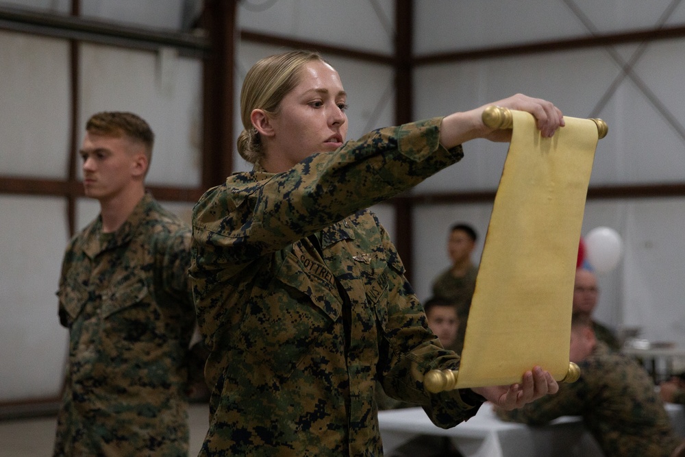 Marines train in Rocky Mountains: Cake-Cutting Ceremony
