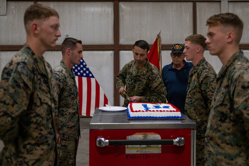 Marines train in Rocky Mountains: Cake-Cutting Ceremony