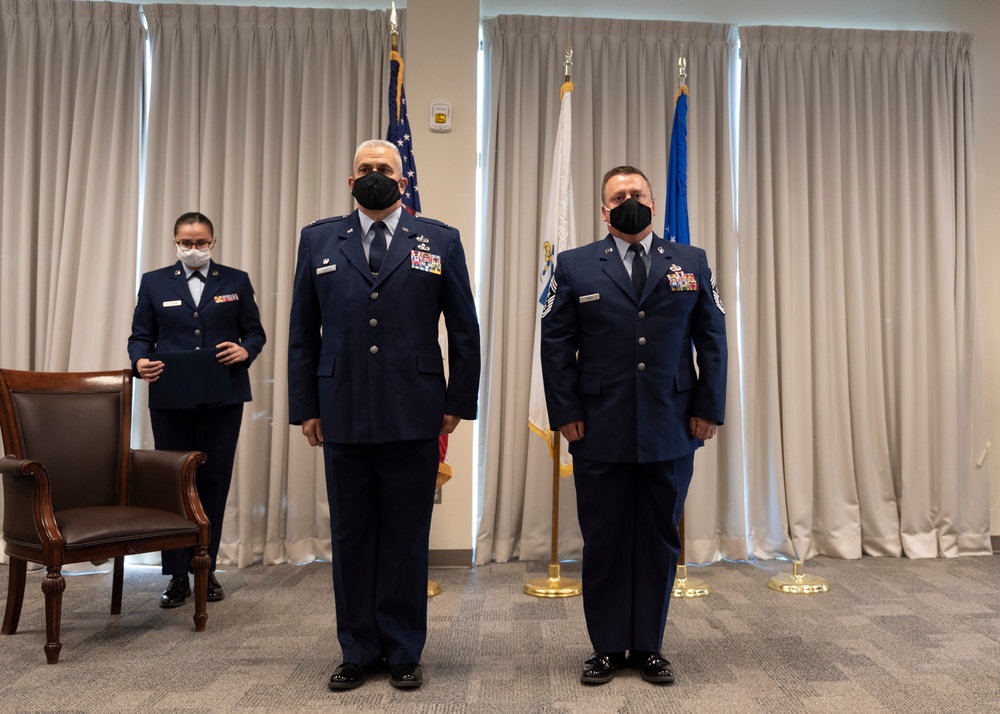102d IW Command Chief Change of Responsibility