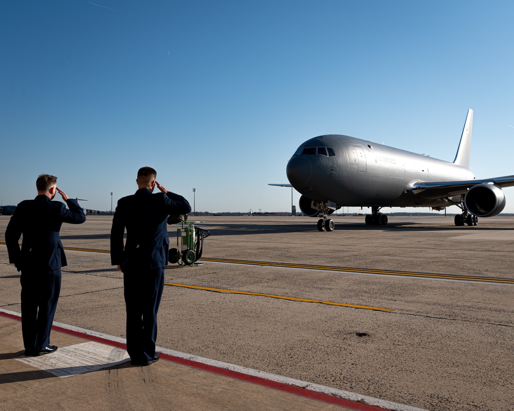 KC-46A Pegasus arrives on Joint Base MDL