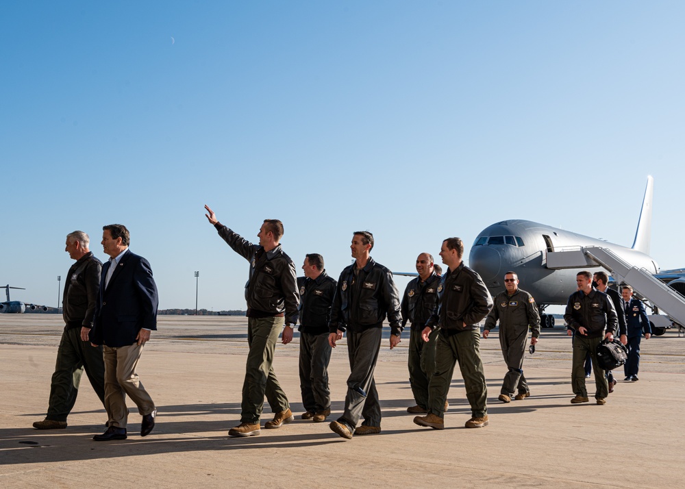 KC-46A Pegasus arrives on Joint Base MDL