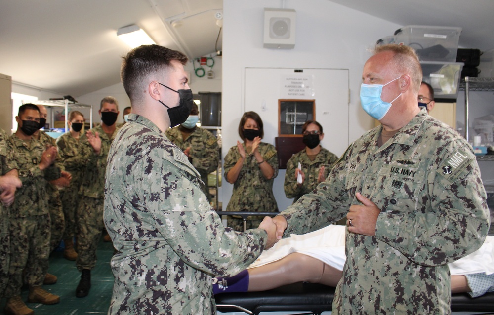 Commander, Naval Medical Forces Atlantic, Visits Guantanamo Bay