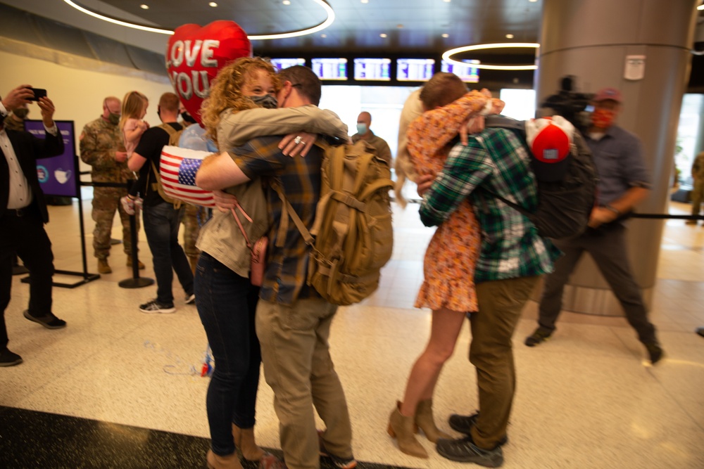 Utah National Guard's 141st MI Battalion Soldiers return from deployment in support of U.S. Central Command