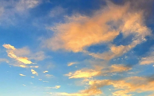 November sunset at Sparta-Fort McCoy Airport