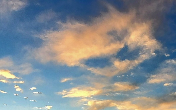 November sunset at Sparta-Fort McCoy Airport