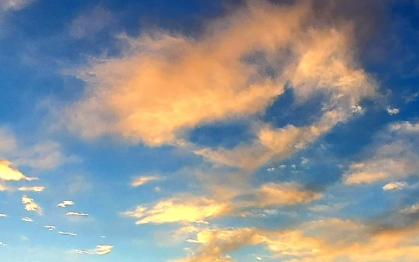 November sunset at Sparta-Fort McCoy Airport