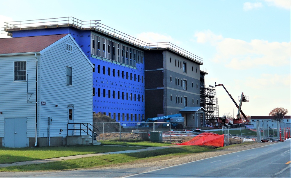 Second barracks project, funded in fiscal year 2020, continues at Fort McCoy