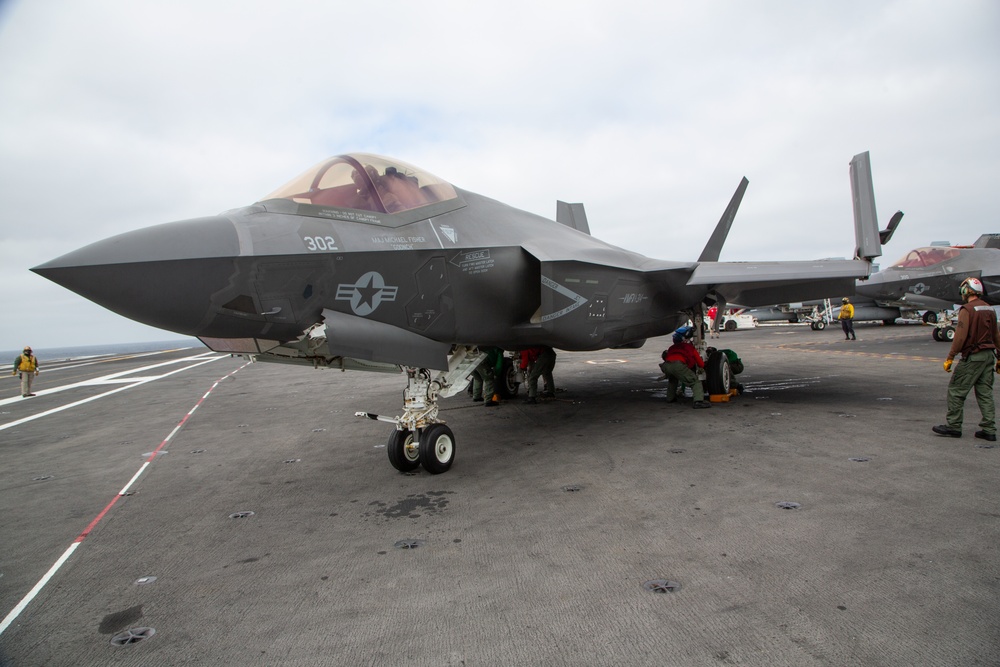 Dvids - Images - F-35c Post-flight Inspection [image 2 Of 3]