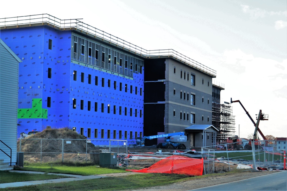 Second barracks project, funded in fiscal year 2020, continues at Fort McCoy