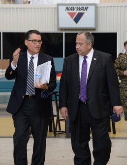 SECNAV Meets with NAVWAR Leaders; Discusses Project Overmatch and OTC Revitalization