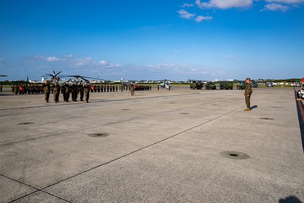 III Marine Expeditionary Force Change of Command and Relief and Appointment Ceremony