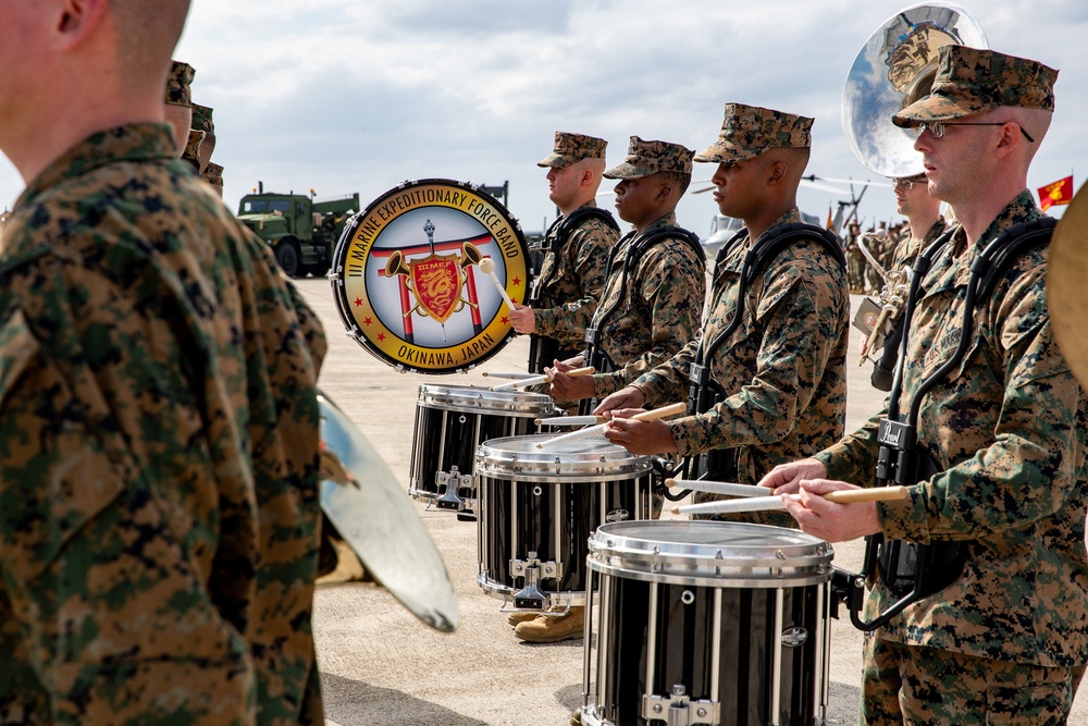 III Marine Expeditionary Force Change of Command and Relief and Appointment Ceremony