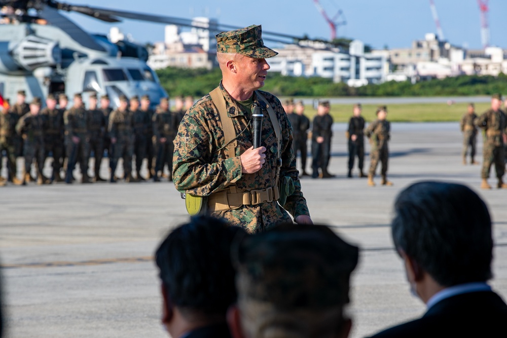 III Marine Expeditionary Force Change of Command and Relief and Appointment Ceremony