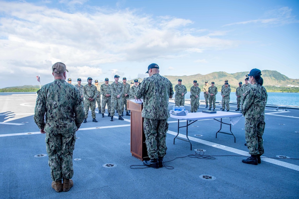 USS Charleston Receives Arizona Relic