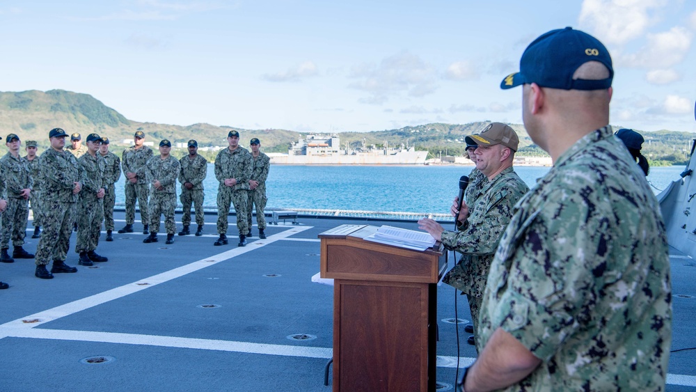 USS Charleston Receives Arizona Relic