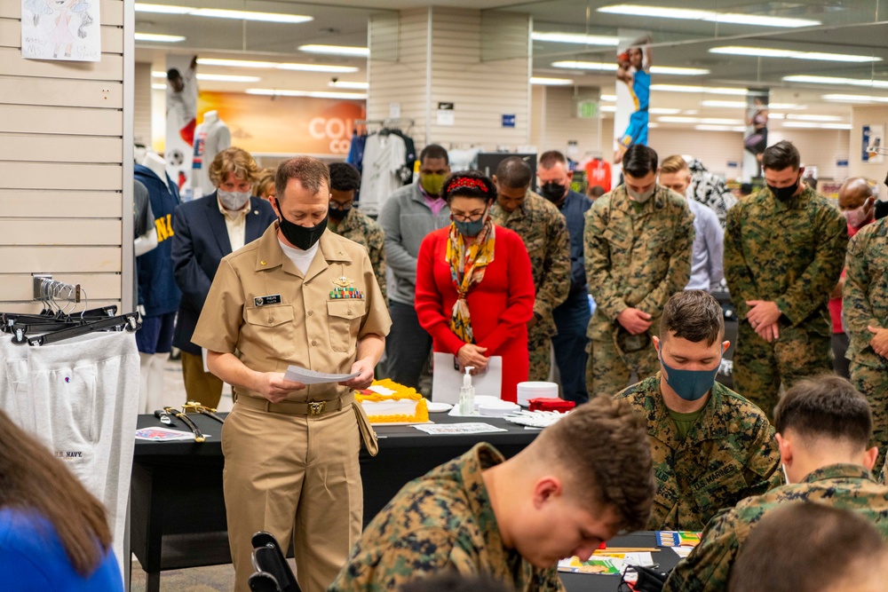 Yokosuka NEX hosts Marine Corps Birthday and Veteran's Day Luncheon