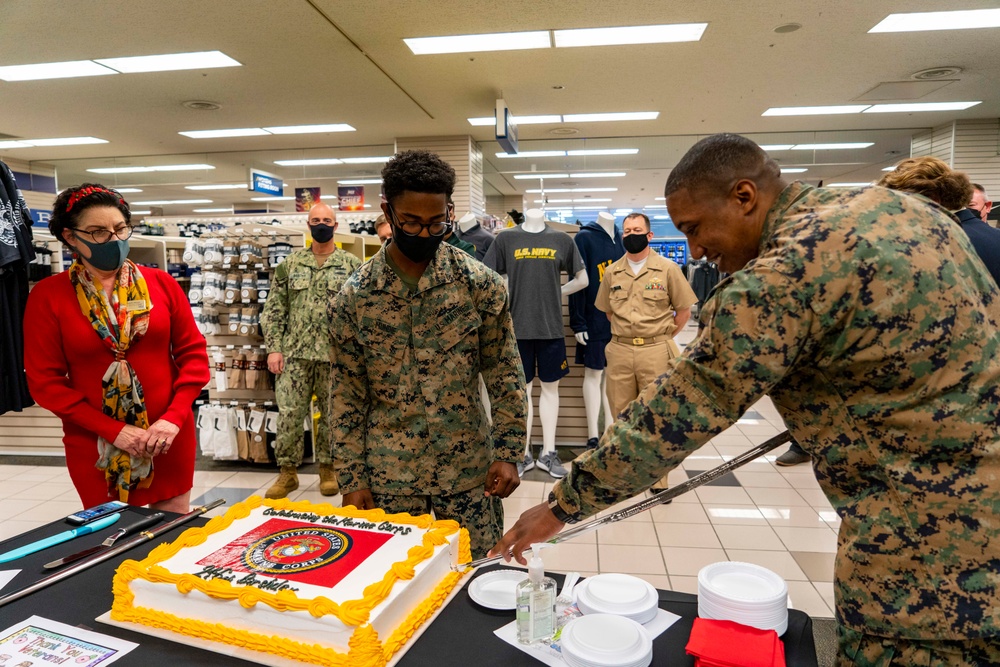 Yokosuka NEX hosts Marine Corps Birthday and Veteran's Day Luncheon