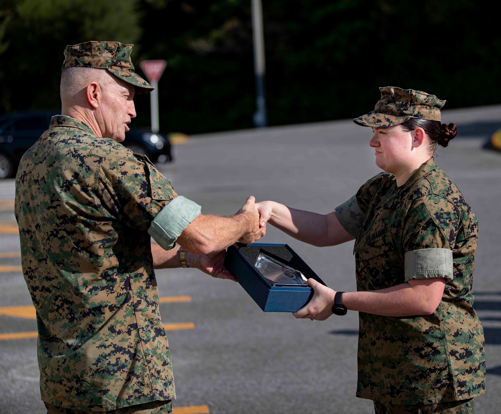 Lance Cpl. Gallegos Awarded for Bravery