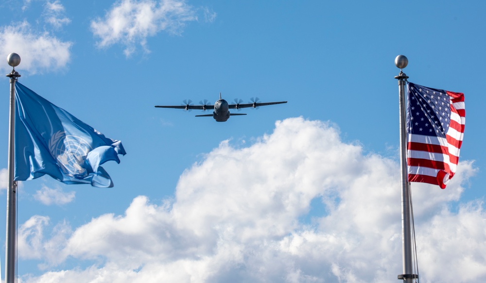 Yokota Airmen honor Veterans in retreat ceremony