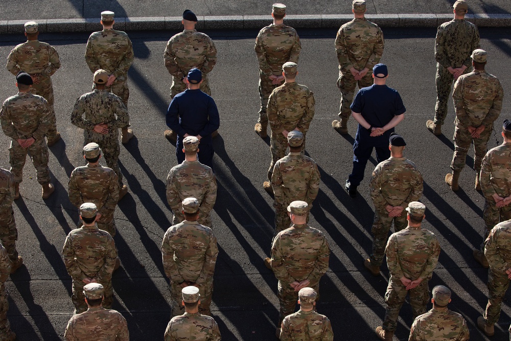 Yokota Airmen honor Veterans in retreat ceremony