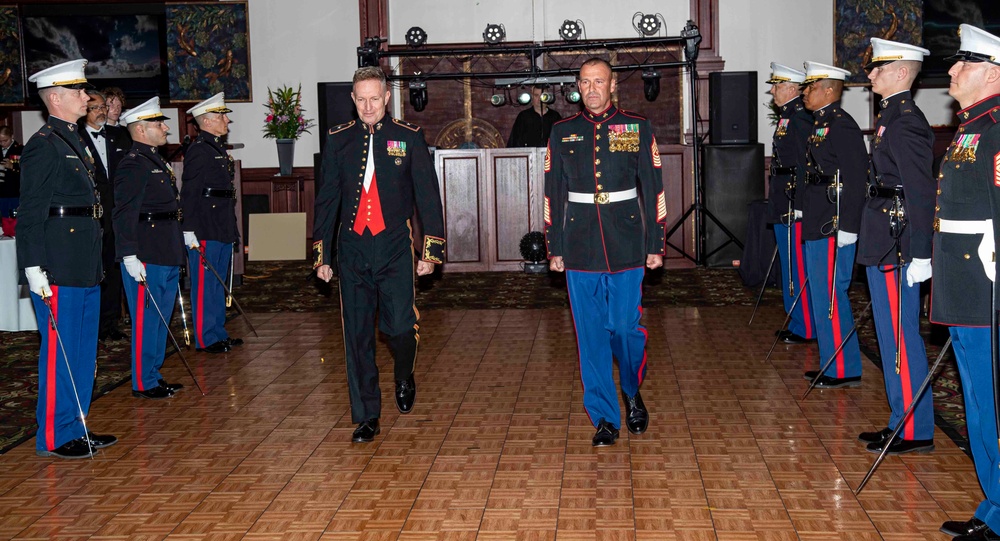 Marines with MCIPAC celebrate General Officer’s Marine Corps Ball