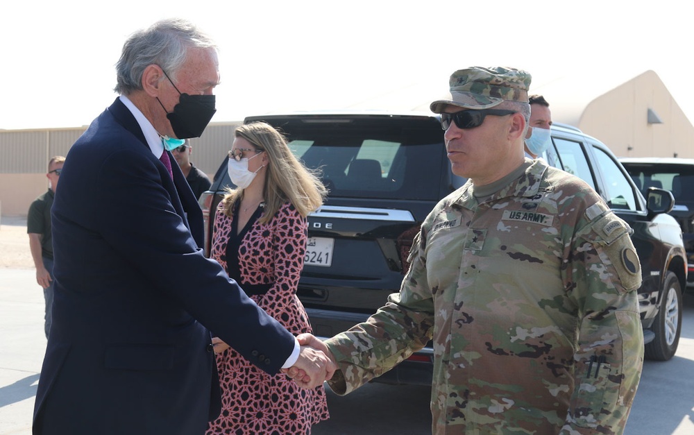 Afghan Evacuations Mission Support Element Welcomes members of Congress