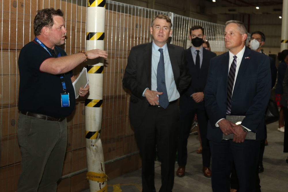 Afghan Evacuations Mission Support Element Welcomes members of Congress
