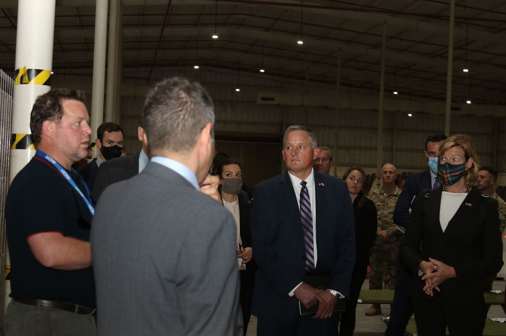 Afghan Evacuations Mission Support Element Welcomes members of Congress