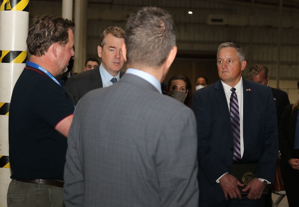 Afghan Evacuations Mission Support Element Welcomes members of Congress